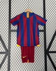 2005/2006 Retro Kids Size Barcelona Home Football Shirt 1:1 Thai Quality