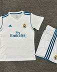 2017/2018 Retro Kids Size Real Madrid Home Football Shirt
