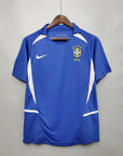 2002 Retro Brazil Away Soccer Jersey