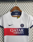 2023/2024 Psg Paris Saint-Germain Away Foowaytball Shirt 1:1 Thai Quality Kids Size