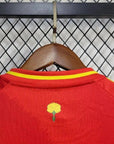 2024 Kids Size Spain Home Football Shirt 1:1 Thai Quality