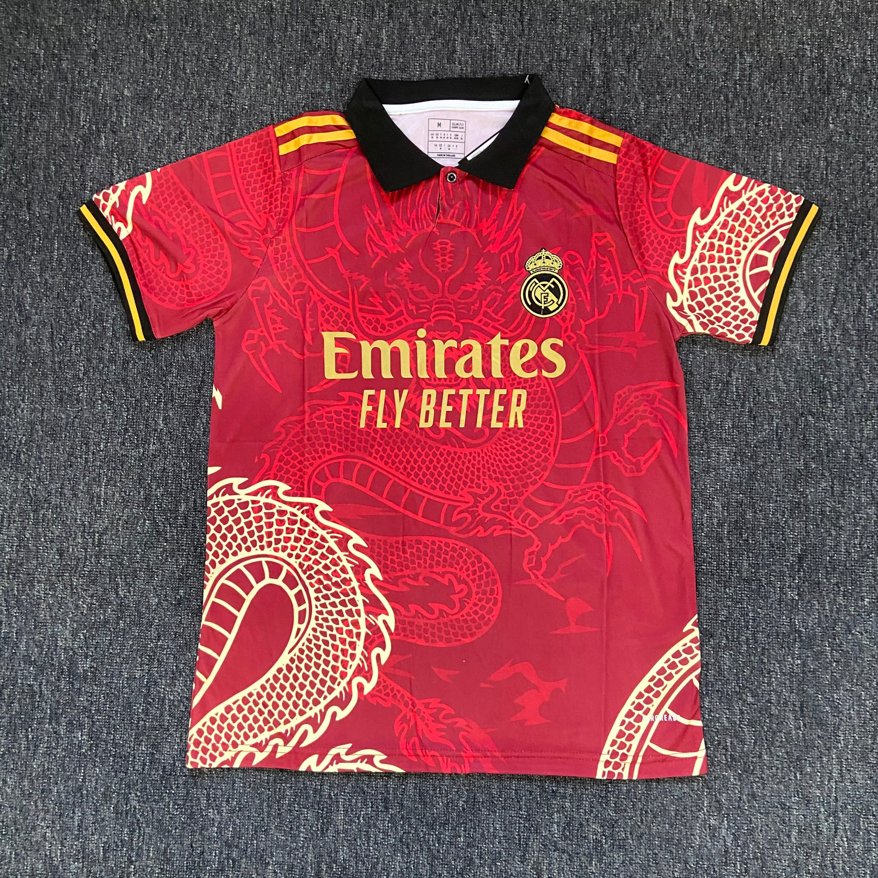 2025-26 Real Madrid Special Polo Red Dragon S-2XL