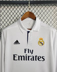 2016/2017 Retro Long Sleeve Real Madrid Home Football Shirt 1:1 Thai Quality
