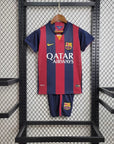 2014/2015 Retro Kids Size Barcelona Home Football Shirt 1:1 Thai Quality