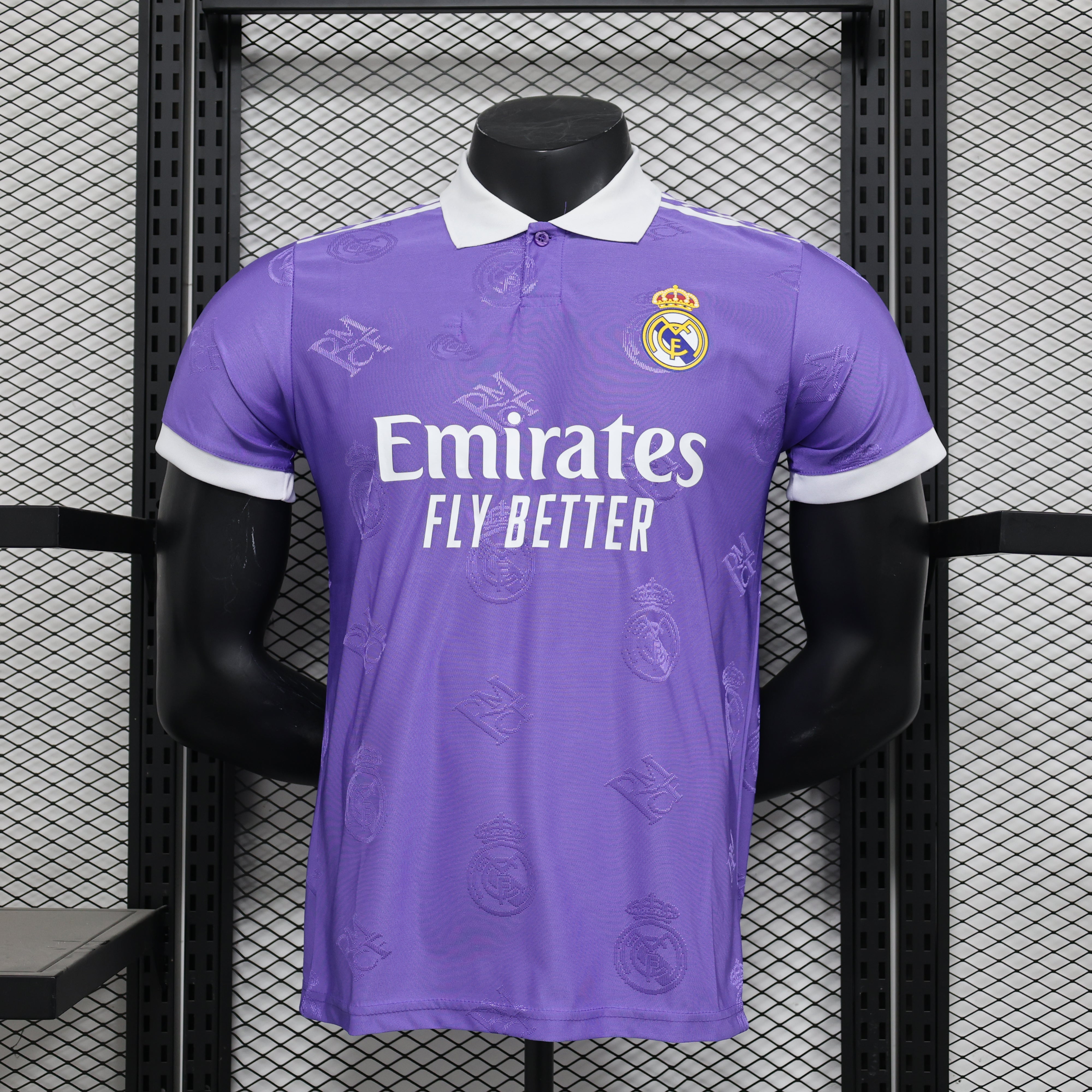 2025-26 Real Madrid Special Polo Purple Player S-2XL