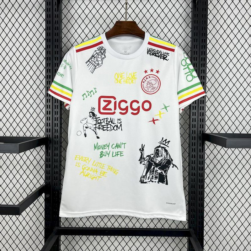 2025-26 Ajax Amsterdam Bob Marley 40th White S-2XL