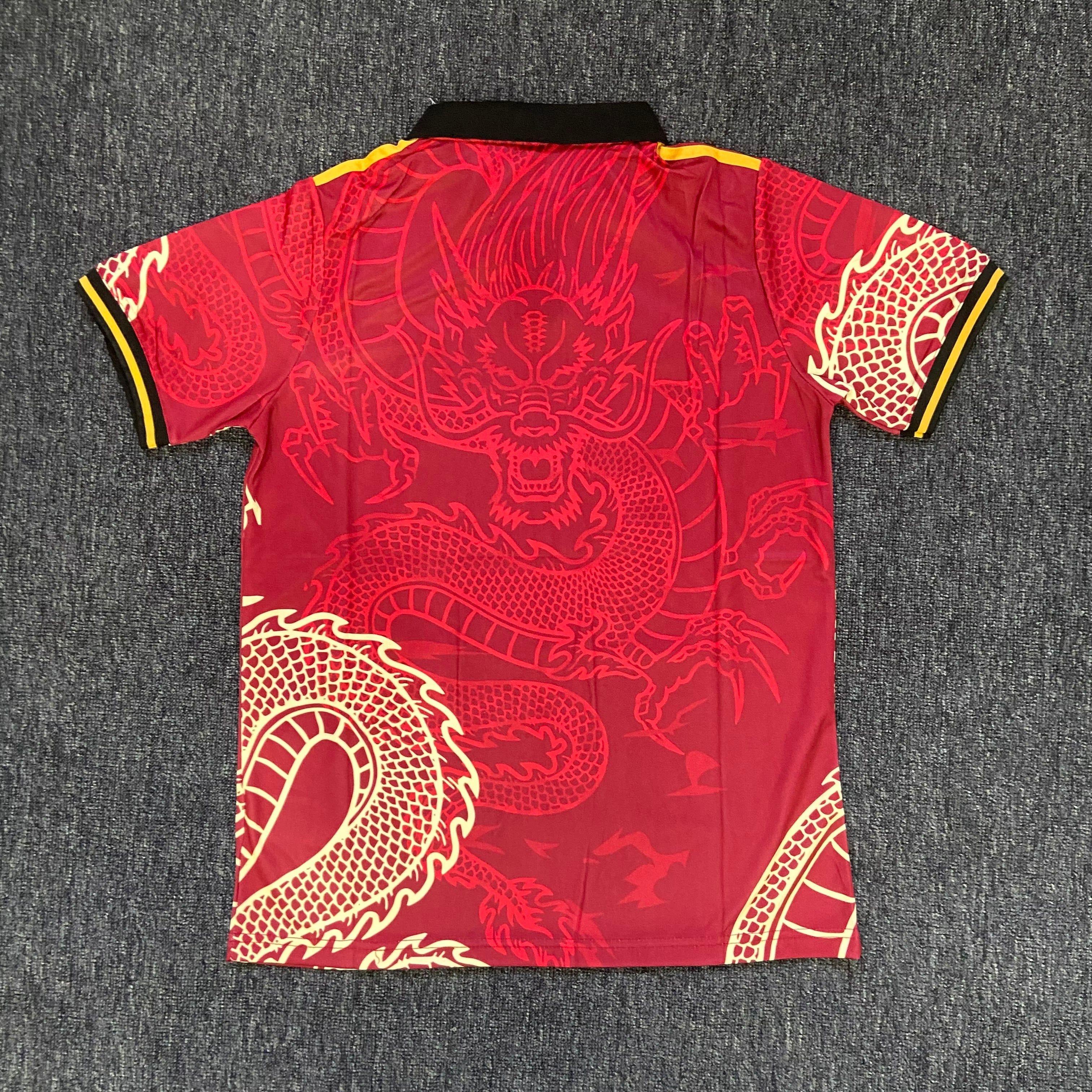 2025-26 Real Madrid Special Polo Red Dragon S-2XL