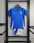 2024 Kids Size Italy Home Soccer Shirt 1:1 Thai Quality