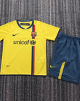 2008/2009 Retro Barcelona Away Football Shirt Kids Size 1:1 Thai Quality