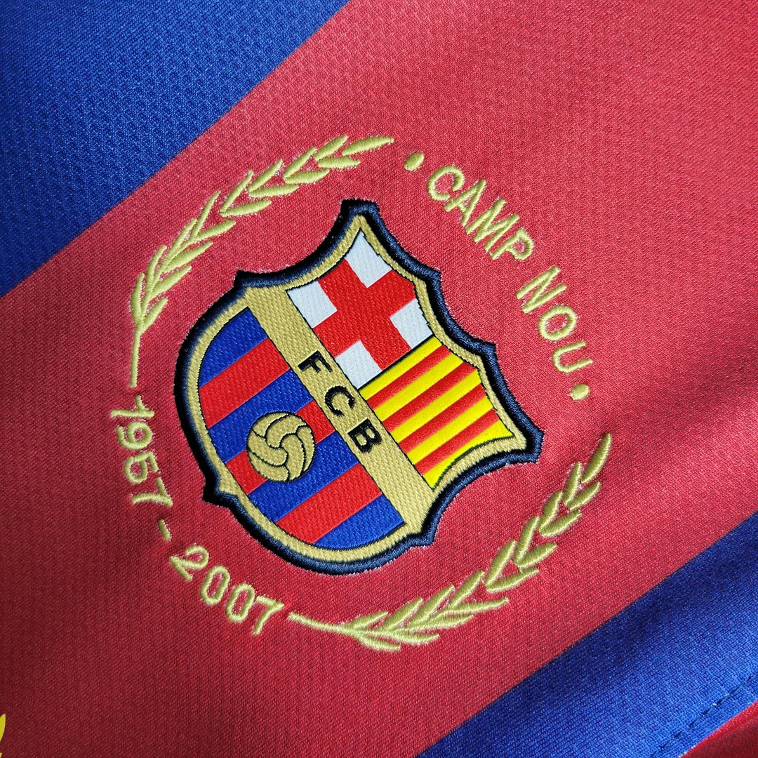 2007/2008 Retro Barcelona Home Football Shirt 1:1 Thai Quality