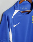 2002 Retro Brazil Away Soccer Jersey