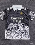 2025-26 Real Madrid Special Polo Black Dragon S-2XL