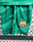 2023/2024 Kids Size Barcelona Green Goalkeeper Football Shirt 1:1 Thai Quality