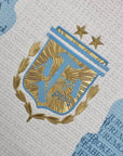 2021 Retro Argentina Soccer Jersey Concept Maradona Special Emblem