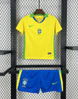 2025 Brazil Home Football Shirt Kids Size