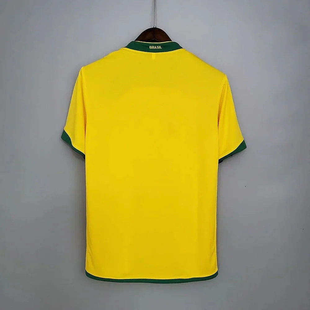 2006 Retro Brazil Home Soccer Jersey