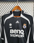 2006/2007 Retro Long Sleeve Real Madrid Away Football Shirt