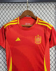 2024 Kids Size Spain Home Football Shirt 1:1 Thai Quality