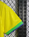 2022 World Cup Brazil Kids Size Home Soccer Jersey