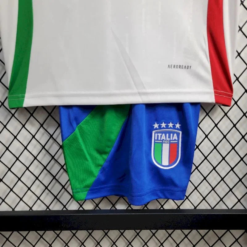 2024 Kids Size Italy Away Soccer Shirt 1:1 Thai Quality