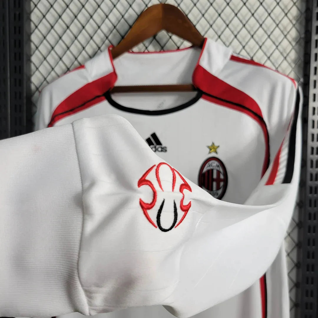 2006/2007 Retro Long Sleeve AC Milan Away Football Shirt 1:1 Thai Quality