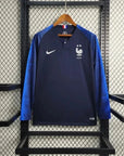 2018 Retro Long Sleeve FIFA World Cup France Home Football Shirt