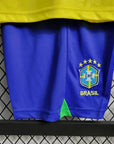 2022 World Cup Brazil Kids Size Home Soccer Jersey