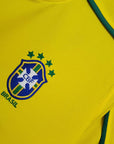 1998 Retro Brazil Soccer Jersey Home