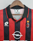 1995/1996 Retro AC Milan Home Football Shirt 1:1 Thai Quality