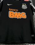 2011/2012 Retro Santos Away Black Football Shirt