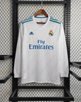 2017/2018 Retro Long Sleeve Real Madrid Home