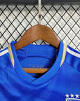 2023 Italy Home Soccer Shirt Kids Size