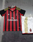 2013/2014 Retro Kids Size AC Milan Home Football Shirt 1:1 Thai Quality