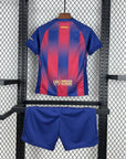 2025/2026 Barcelona Home Football Shirt Kids Size