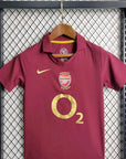 2005/2006 Retro Kids Size Arsenal Home Football Shirt 1:1 Thai Quality