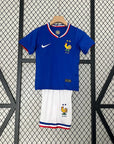 2024 Kids Size France Home Football Shirt 1:1 Thai Quality