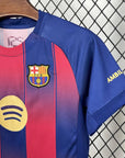 2025/2026 Barcelona Home Football Shirt Kids Size