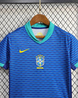 2024 Brazil Away Football Shirt Kids Size 1:1