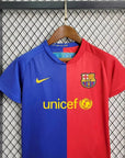 2008/2009 Retro Kids Size Barcelona Home Football Shirt 1:1 Thai Quality