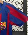 2005/2006 Retro Kids Size Barcelona Home Football Shirt 1:1 Thai Quality