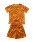 2024/2025 Kids Size Barcelona Orange Goalkeeper Football Shirt