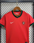 2024 Portugal Home Football Shirt Kids Size 1:1 Thai Quality