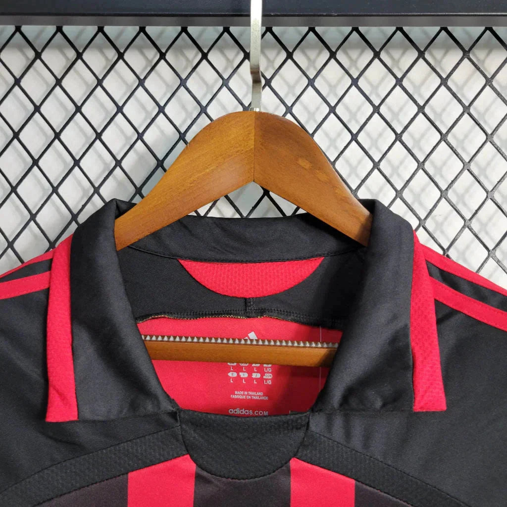 2006/2007 Retro Long Sleeve AC Milan Home Football Shirt 1:1 Thai Quality