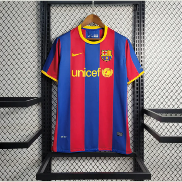 BARCA Retro 10-11 Home Stadium Jersey Fan Version