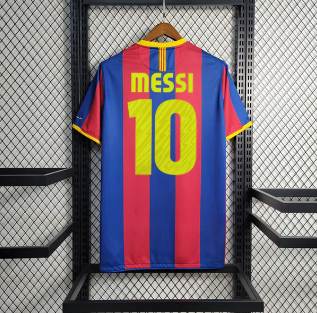 BARCA Retro 10-11 Home Stadium Jersey Fan Version