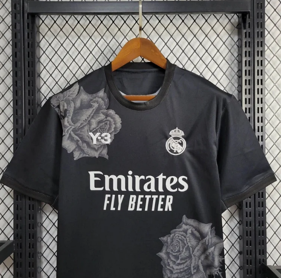 2024/2025 Real Madrid Y-3 Special Edition Black Football Shirt- Fan version