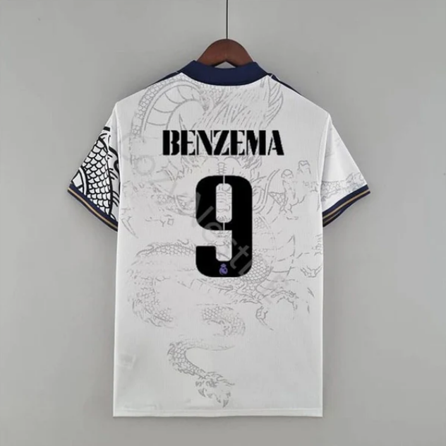 Real Madrid White Dragon Limited Edition Jersey Fan Version