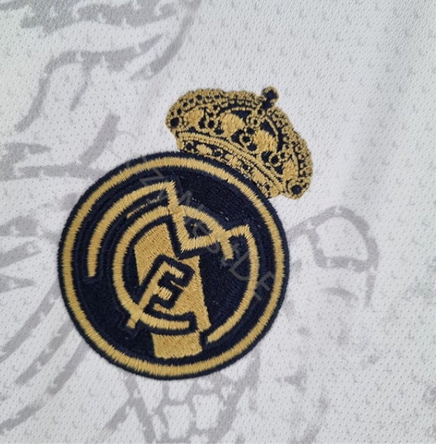Real Madrid White Dragon Limited Edition Jersey Fan Version