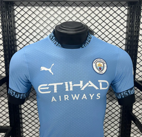 Manchester City 24-25 Home Stadium Jersey - Player Version