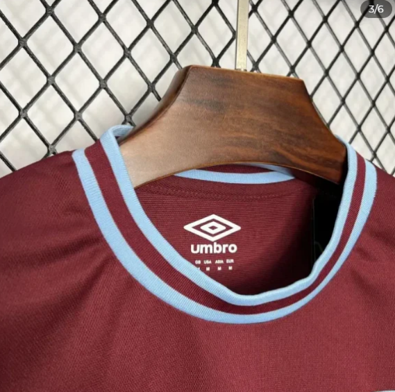 West Ham United Home Jersey 24/25 Football Kit - Fan Version